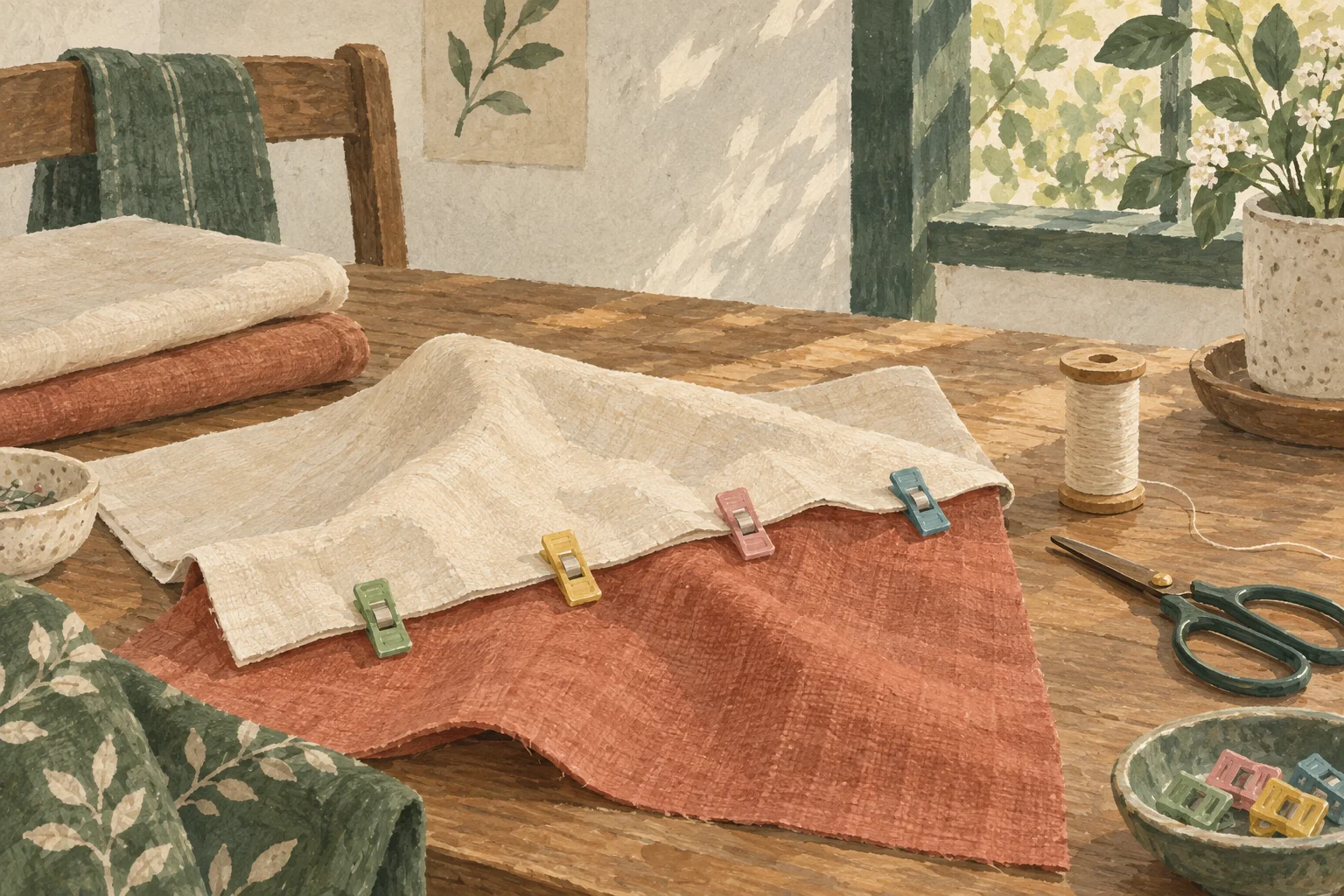 住まいの暮らしを表すイラスト（実物写真ではありません）